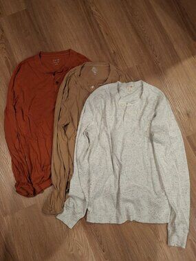 Set of J. Crew (Mainline) Henleys (Small)